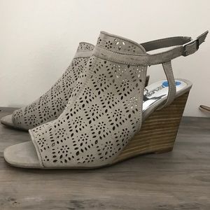 Carlos Santana Shoes - Carlos Santana Suede Wedges New Size 10 Carlos Santana Shoes - Carlos Santana Suede Wedges New Size 10